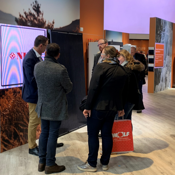 Nibe warmtepompen met Triple Solar PVT panelen op beurs ish