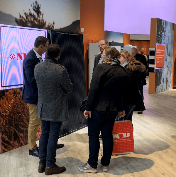 Nibe warmtepompen met Triple Solar PVT panelen op beurs ish