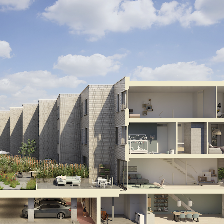 Poortmeester-Ballast-Nedam-BNPD-Triple-Solar-PVT-panelen-warmtepomp-doorsnede-woning