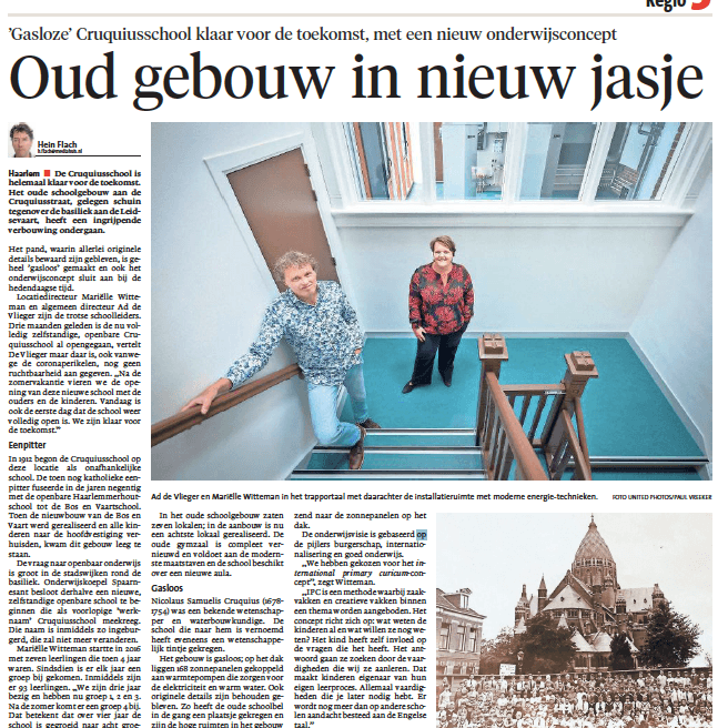 PVT-paneel-warmtepomp-verwarmen-Cruquiusschool-Haarlem-gasloze-school-klaar-haarlemsdagblad-01