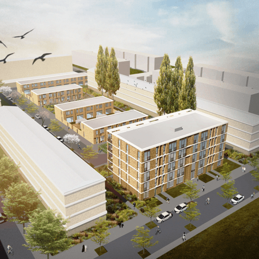 PVT-panelen voor woningen Dickensplaats Utrecht