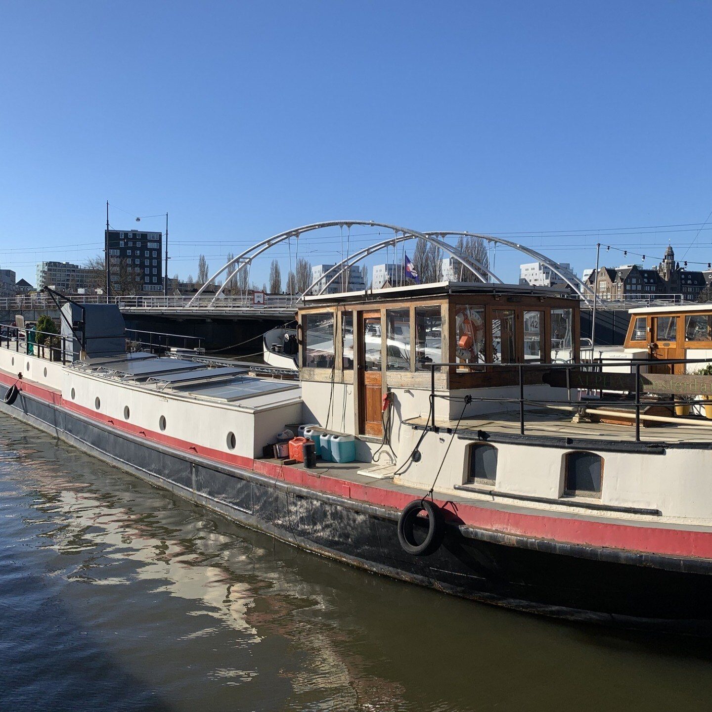 Woonschip Levantkade Amsterdam