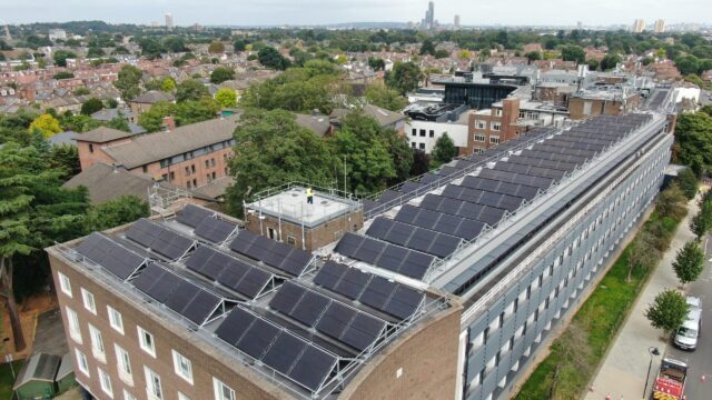 University-of-west-London-PVT-heatpump-panels-Triple-Solar-NIBE-heatpumps-roof-skids-01